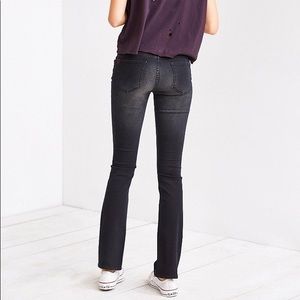 BDG Black Mid Rise Stonepipe Jeans